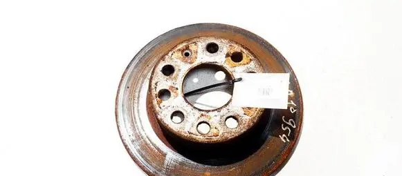 Audi A3 S3 8P Rear brake disc neventiliuojamas