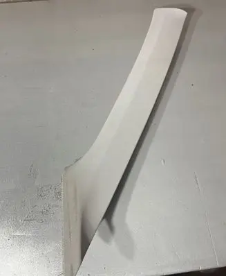 (B) pillar trim (top)