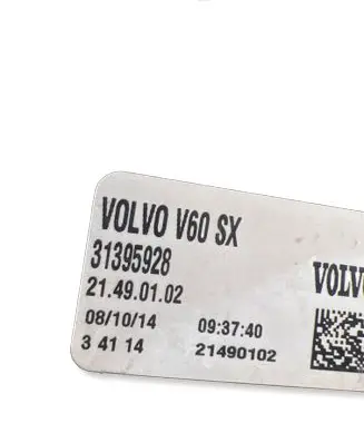 Volvo V60 Rear/tail lights 31395928
