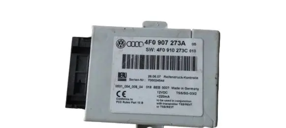 Audi A6 S6 C6 4F Tire pressure control unit 4F0907273A