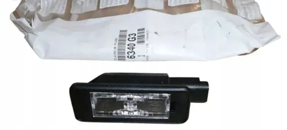 Citroen C5 Number plate light 6340G3