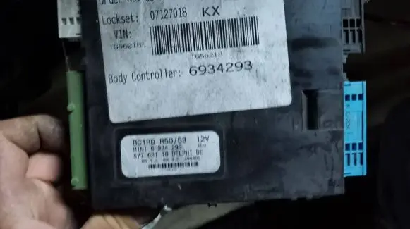 Mini One - Cooper R50 - 53 Central body control module 6934293 6349016 07127018