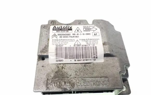 Citroen C4 I Airbag control unit/module 9662643980