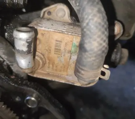 Engine oil radiator