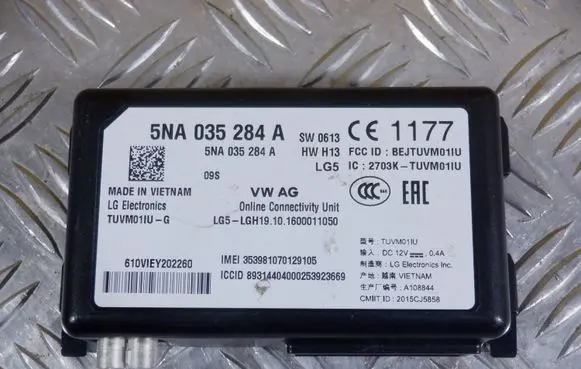 Skoda Octavia Mk3 (5E) Gateway control module 5NA035284A TUVM011UG 160001050