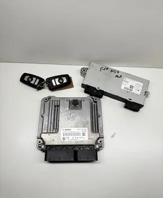 BMW 5 F10 F11 Engine ECU kit and lock set 0281018609 8518477 030398371