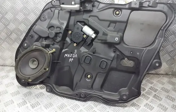 Mazda 3 I Front door window regulator with motor BP4K-5897X