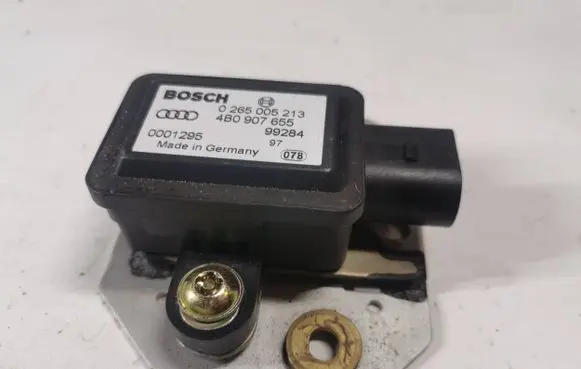 Audi A6 S6 C5 4B ESP acceleration yaw rate sensor 4B0907655 0001295 0265005213