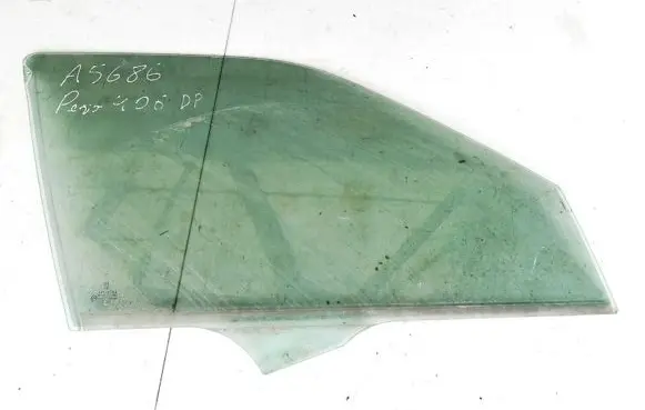 Peugeot 406 Front door window glass four-door