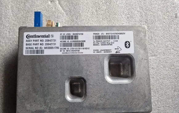 Chevrolet Camaro Bluetooth control unit module 20842731