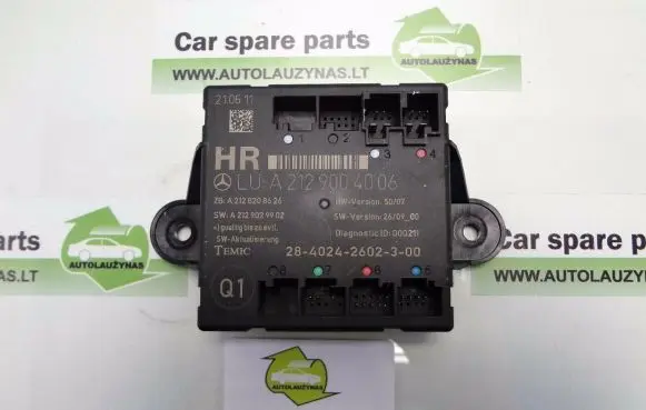 Mercedes-Benz E W212 Door control unit/module 2129004006 2129004206