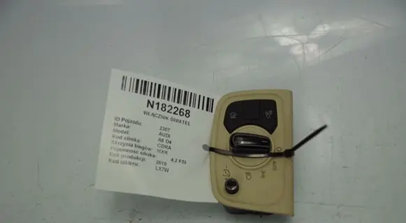 Audi A8 S8 D4 4H Light switch 4H0941531B
