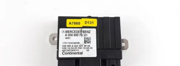Mercedes-Benz C W205 Fuel injection pump control unit/module A0009007813 170110403829E A2C90180513