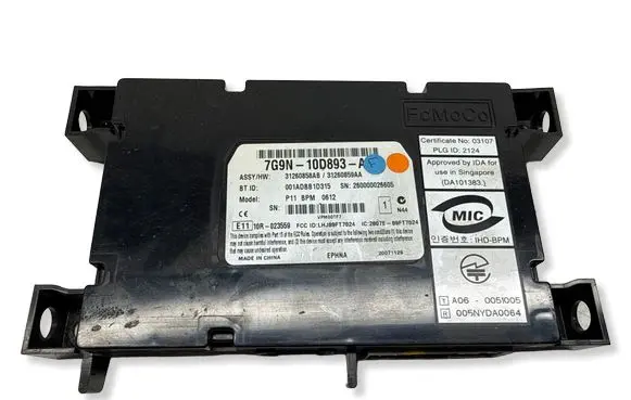 Jaguar XF X250 Bluetooth control unit module 7G9N10D893AD 31260858AB 31260859AA