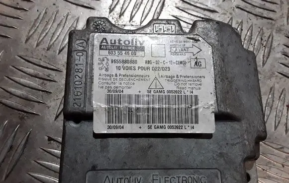Peugeot 407 Airbag control unit/module 9655880880 603554600