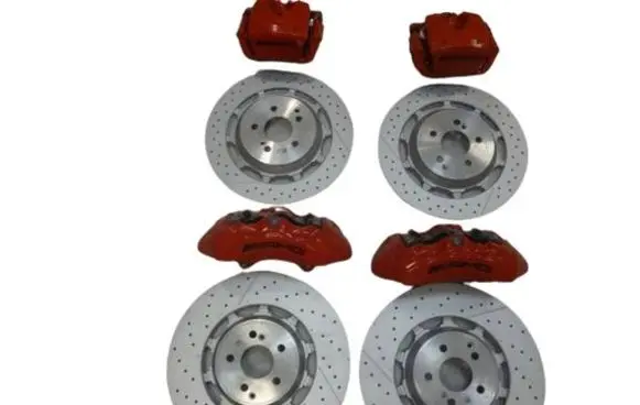 Mercedes-Benz S W222 Brake discs and calipers set A2224212612 A2224200272 A2224215100