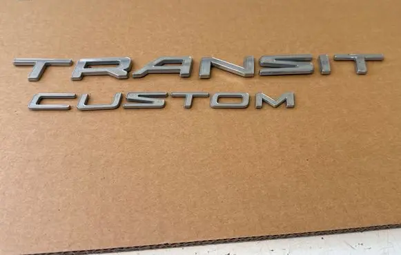 Ford Transit Custom Manufacturers badge/model letters 