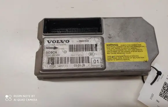 Volvo S60 Airbag control unit/module 0285001456 P8651523