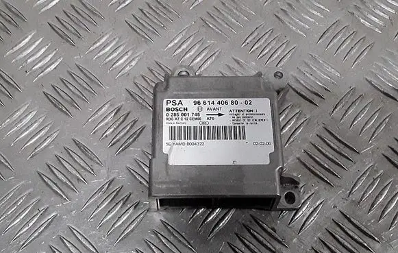 Peugeot 207 Airbag control unit/module 9661440680 0285001745