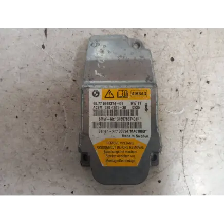 BMW 5 E60 E61 Airbag control unit/module 6978374 31697837401P
