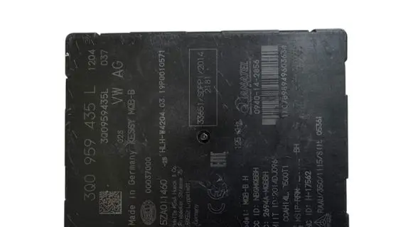 Volkswagen e-Golf Other control units/modules 3Q0959435L 00037000