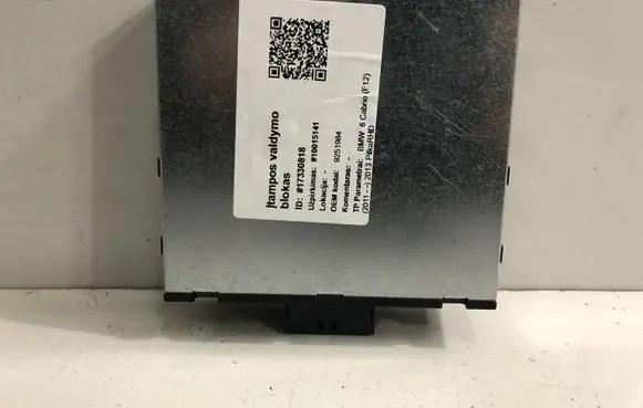 BMW 6 F12 F13 Voltage converter/converter module 9251984