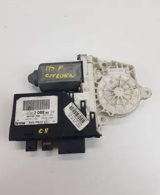 Citroen C8 Front door window regulator motor 991727205 101387200774