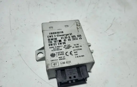 BMW 5 E39 Immobilizer control unit/module 61356905666 05393245 110187