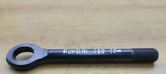 Towing hook eye