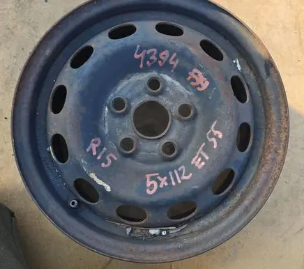 Volkswagen Sharan R15 steel rim 7m0601027a