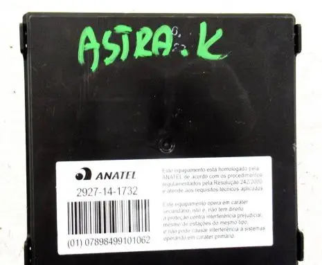 Opel Astra K Central body control module 13508008 793186748 8219800000000X