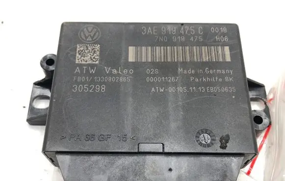 Volkswagen PASSAT CC Parking PDC control unit/module 3AE919475C