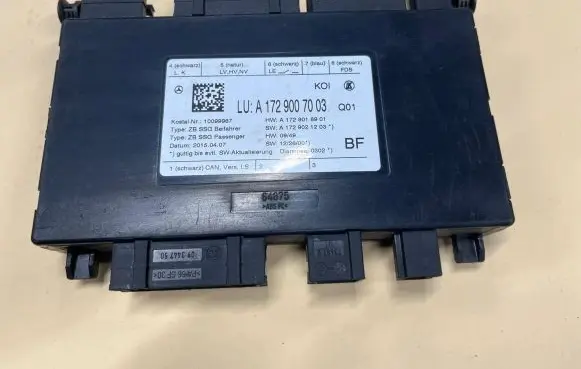 Mercedes-Benz E W212 Seat control module A1729007003 A1729021203