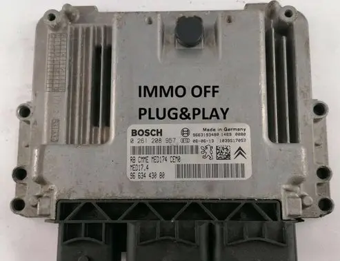 Peugeot 207 Engine control unit/module 9663193480 9663443080 0261208957