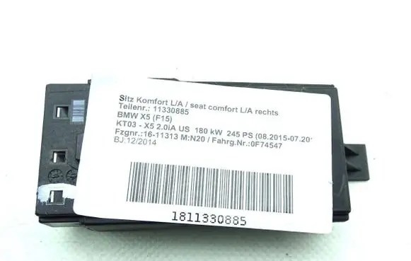BMW X5 F15 Seat control module 9216468