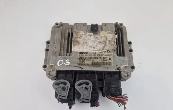 Peugeot 208 I Engine control unit/module 9659342280 0281011863