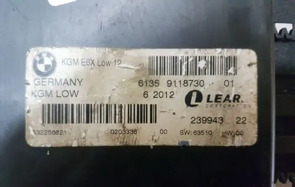 BMW 5 E60 E61 Central body control module 61359118730
