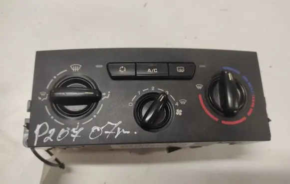 Peugeot 207 Climate control unit 69910004 N102080FL