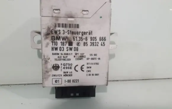 BMW X3 E83 Immobilizer control unit/module 6905666 05393245