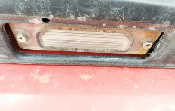 Nissan Almera Number plate light