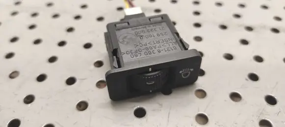 Panel lighting control switch