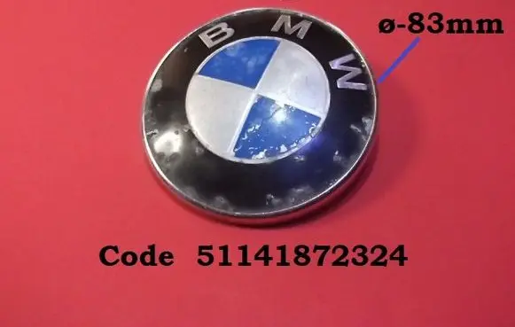 BMW 5 E34 Manufacturer badge logo/emblem 51141872324
