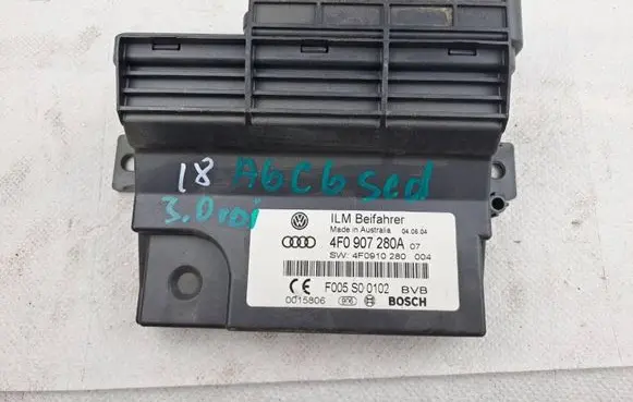 Audi A6 S6 C6 4F Other control units/modules 4F0907280A F005S00102