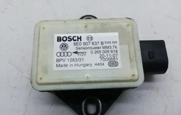Audi A6 S6 C6 4F ESP acceleration yaw rate sensor 8E0907637B