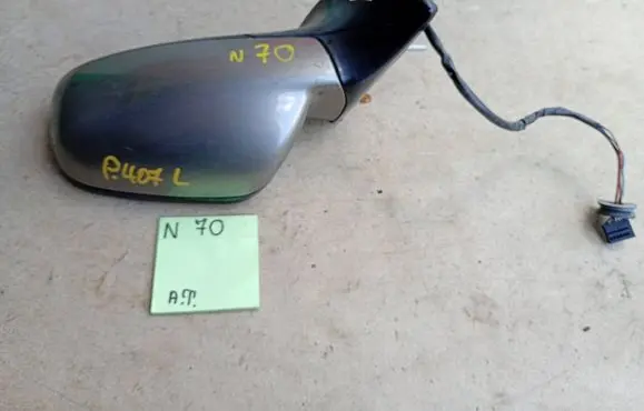 Peugeot 407 Front door electric wing mirror 41454313