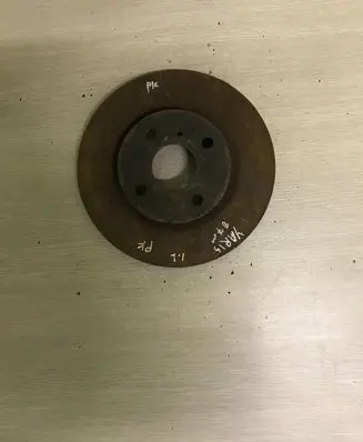 Toyota Yaris Front brake disc