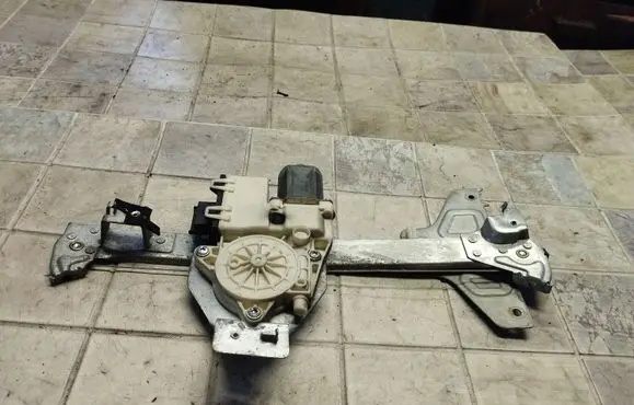 Citroen C4 I Rear door window regulator with motor 9647444380 1137328165