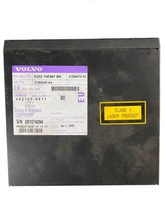 Volvo S80 Navigation unit CD/DVD player 31266070 081074094 31282200AA