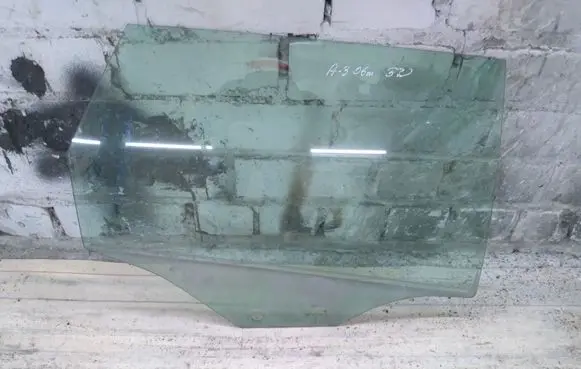 Audi A3 S3 A3 Sportback 8P Rear door window glass