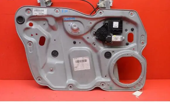 Volkswagen Touran I Front door window regulator with motor 1T1837729R